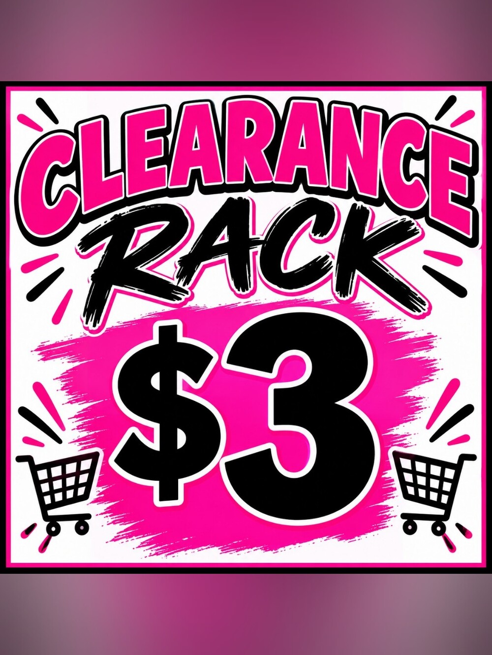 $3 Clearance